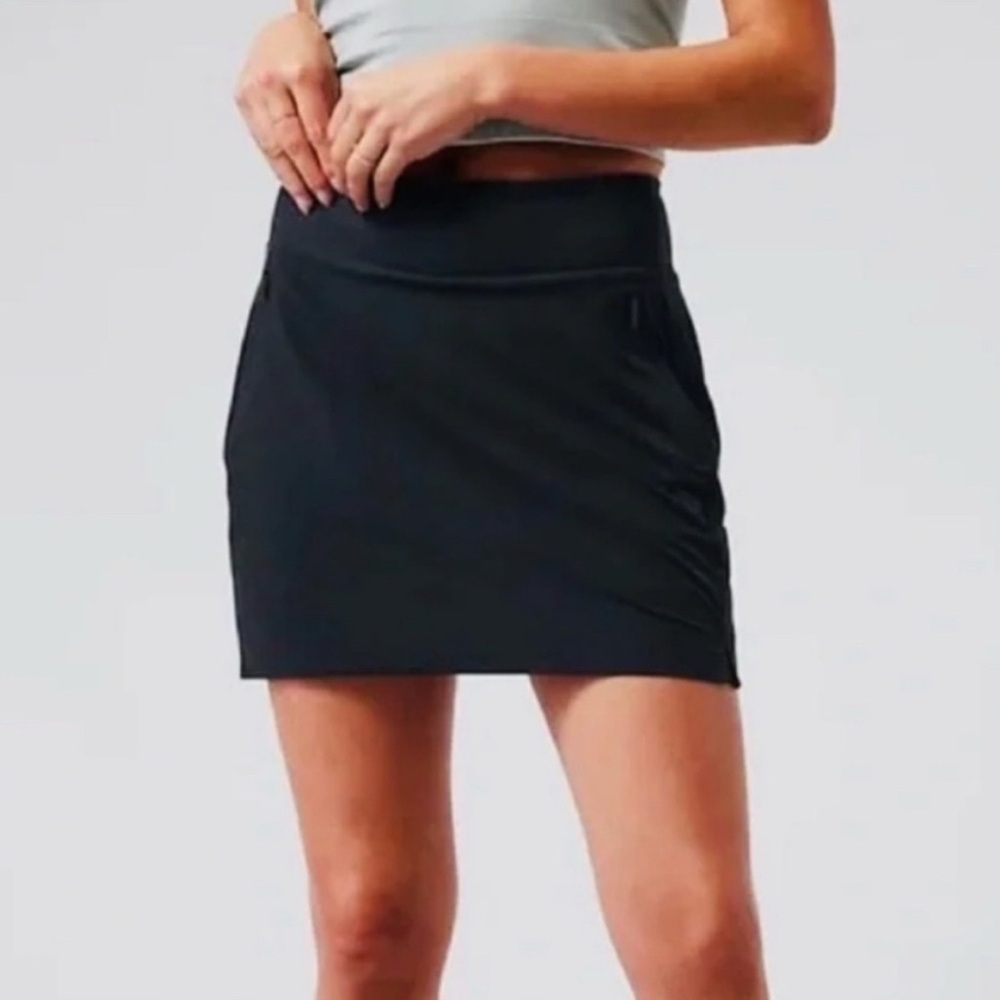 Athleta Black Soho Skort in Black Size 10 Pickleball Golf Tennis
